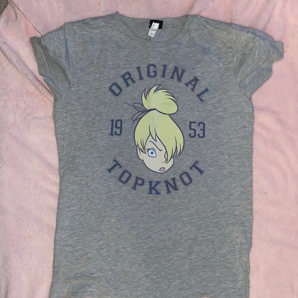 Disney Tinkerbell “Original Topknot” Juniors XXL Tee